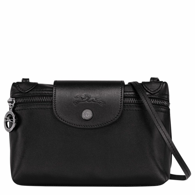 Black Longchamp Le Pliage Xtra XS Women's Crossbody Bags
